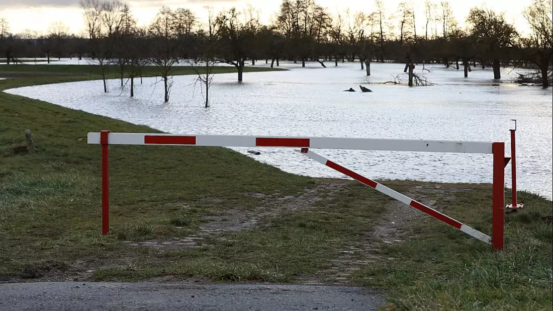 Hochwasserlage im Landkreis Mansfeld-Südharz am 03.01.2024 - Bild: über dts Nachrichtenagentur