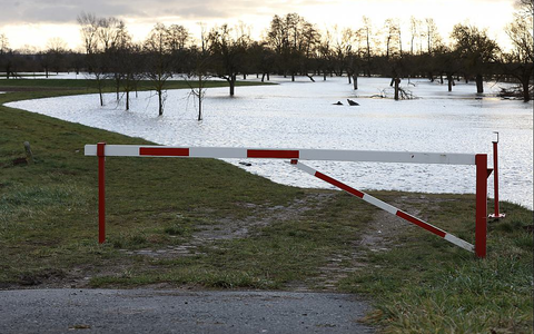 Hochwasserlage im Landkreis Mansfeld-Südharz am 03.01.2024 - Foto: über dts Nachrichtenagentur