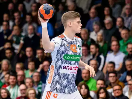 Als EM-Neuling im DHB-Team dabei: Martin Hanne. - Foto: Tom Weller/dpa