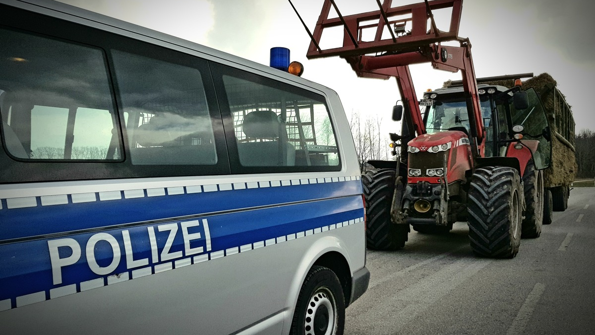 POL-LG: Erwartete Blockadeaktionen der Landwirtinnen und Landwirte im Zuständigkeitsbereich der Polizeidirektion Lüneburg - Foto: presseportal.de