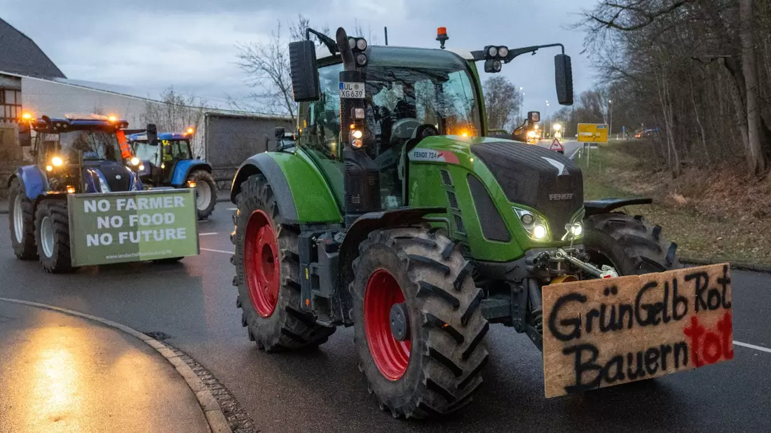 Der Bauernverband plant eine Aktionswoche gegen die Pläne der Ampel. - Bild: Stefan Puchner/dpa