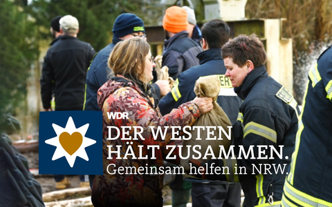 WDR-Aktionstag: DER WESTEN HÄLT ZUSAMMEN. Gemeinsam helfen in NRW. - Foto: presseportal.de