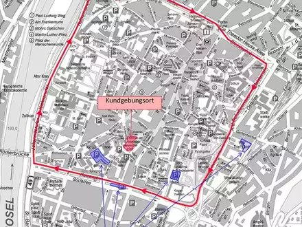POL-PPTR: Groß-Demonstration im Stadtgebiet Trier am 08.01.2024: Polizei Trier informiert über geplante Verkehrsmaßnahmen - Foto: presseportal.de