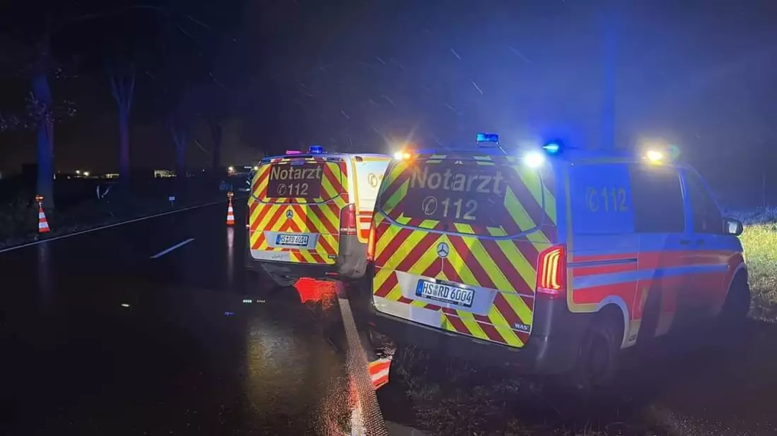 FW Selfkant: Schwerer Verkehrsunfall - Bild: presseportal.de