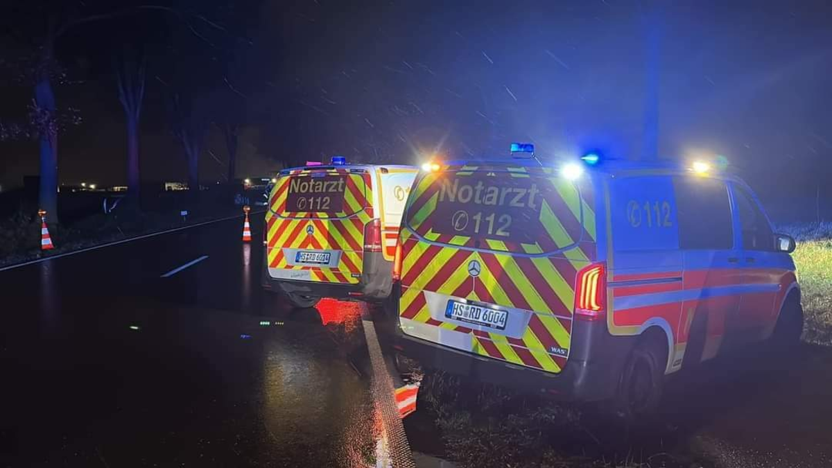 FW Selfkant: Schwerer Verkehrsunfall - Foto: presseportal.de