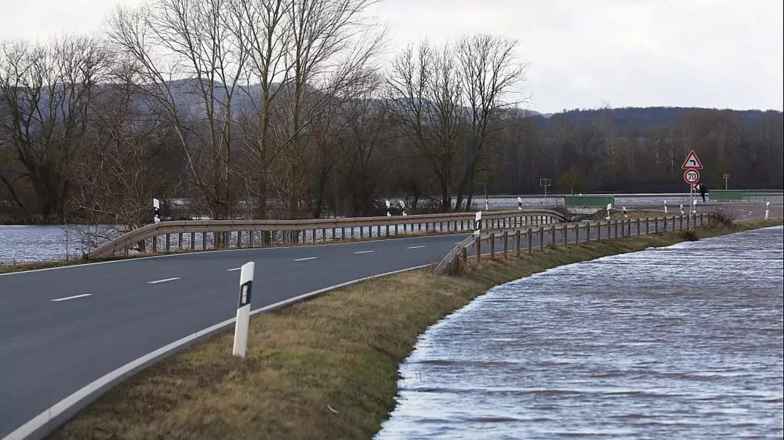 Hochwasserlage im Landkreis Mansfeld-Südharz am 03.01.2024 - Bild: über dts Nachrichtenagentur