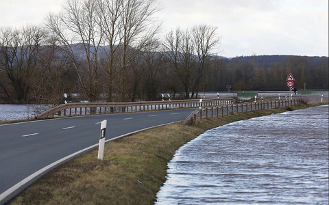 Hochwasserlage im Landkreis Mansfeld-Südharz am 03.01.2024 - Foto: über dts Nachrichtenagentur