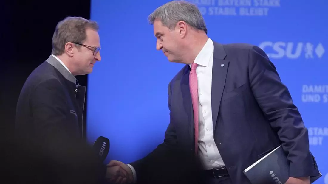 Martin Huber und Markus Söder (Archiv) - Bild: über dts Nachrichtenagentur