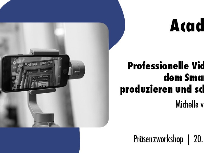 Praxiswerkstatt: So produzieren und schneiden Sie professionelle Videos mit dem Smartphone Ein PrÀsenzworkshop der news aktuell Academy - Foto: presseportal.de