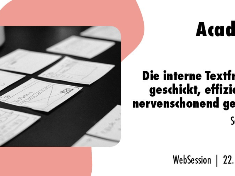 Die interne Textfreigabe geschickt, effizient und nervenschonend gestalten / Ein Webinar der news aktuell Academy - Foto: presseportal.de