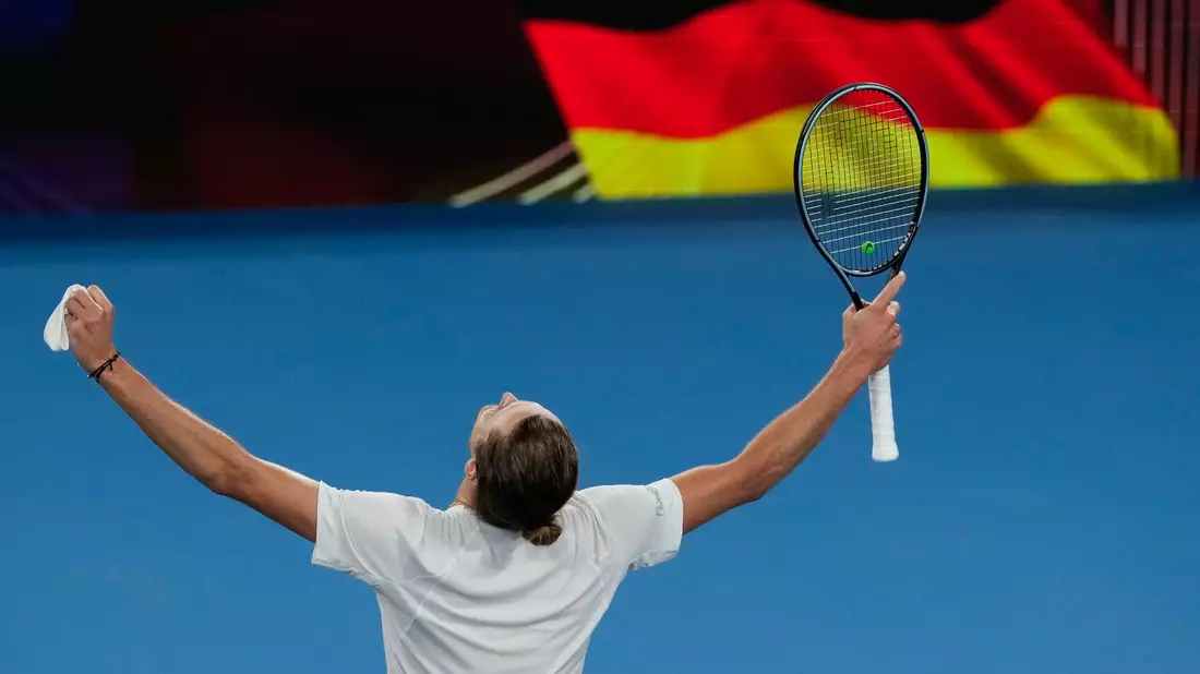 Alexander Zverev hat das deutsche Team beim United Cup zum Sieg geführt. - Bild: Mark Baker/AP/dpa