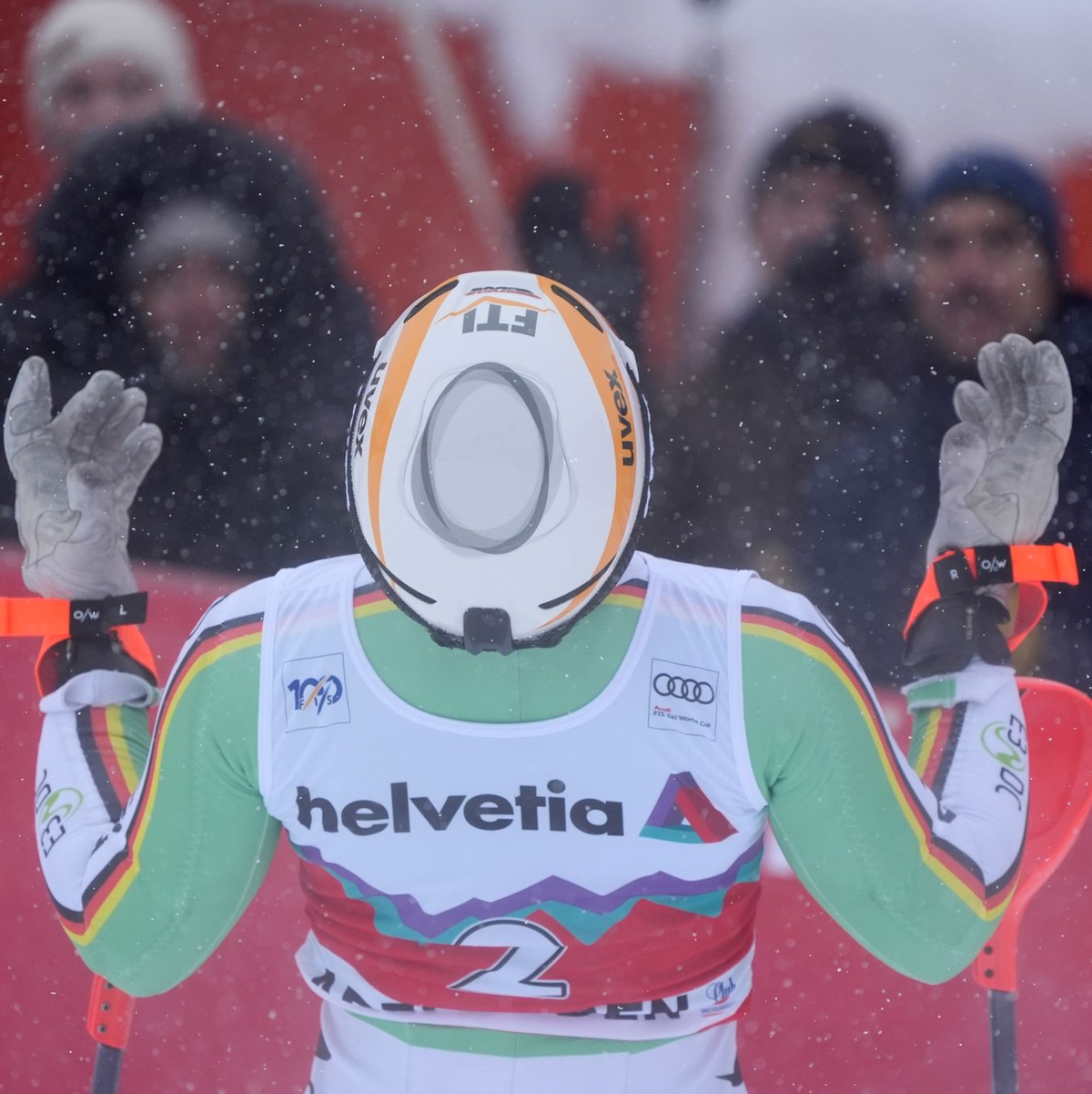 Linus Straßer kam beim Slalom in Adelboden auf den vierten Platz. - Foto: Giovanni Auletta/AP/dpa