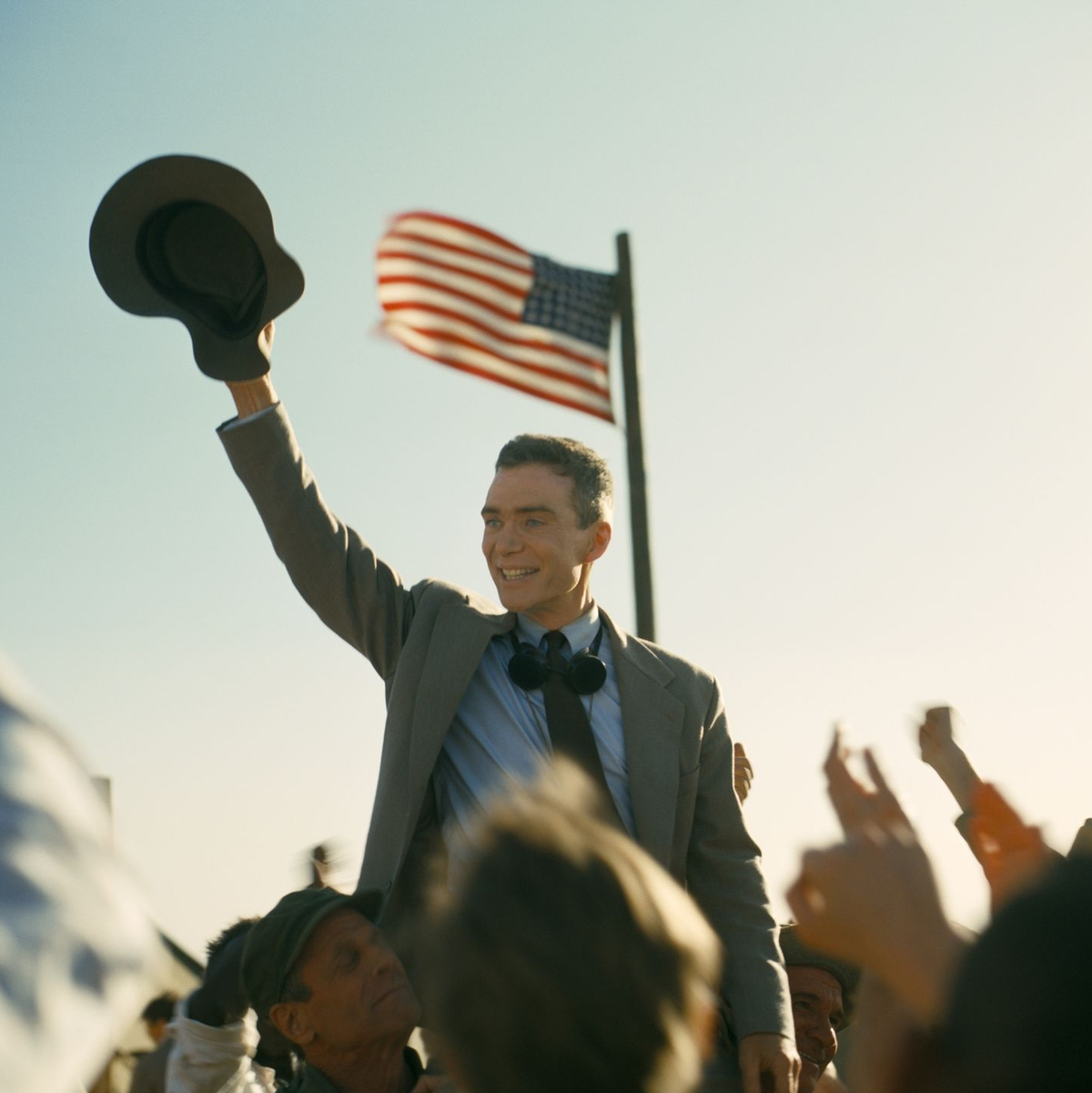 Cillian Murphy als J. Robert Oppenheimer in einer Szene aus 