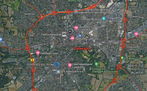 POL-GT: Sternfahrt der Traktoren - Sperrpunkte innerhalb des Kreises Gütersloh - Foto: presseportal.de