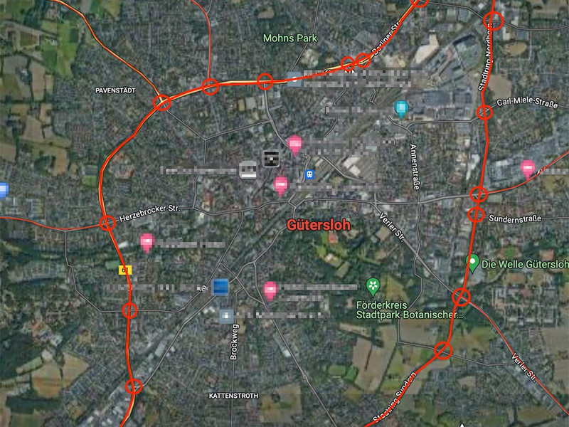 POL-GT: Sternfahrt der Traktoren - Sperrpunkte innerhalb des Kreises Gütersloh - Foto: presseportal.de