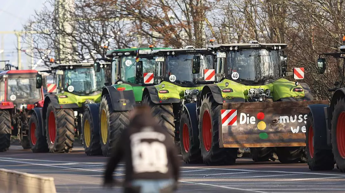 Bauernproteste am 08.01.2024 - Bild: über dts Nachrichtenagentur