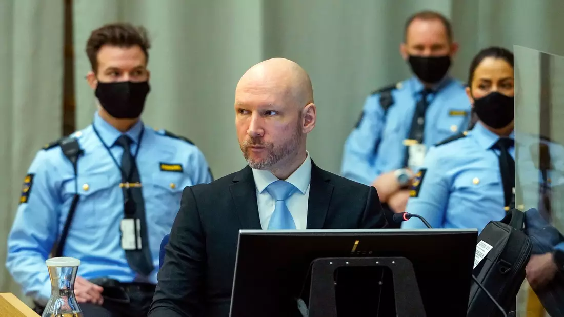 Der Rechtsterrorist Anders Behring Breivik war 2012 zur damaligen Höchststrafe verurteilt worden. - Bild: Ole Berg-Rusten/NTB Scanpix/AP/dpa