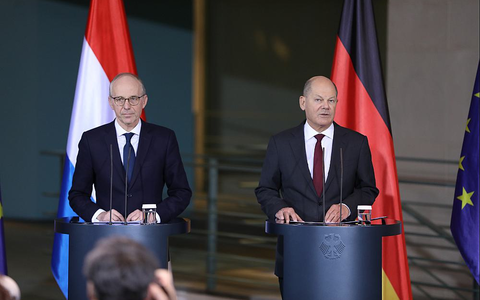 Olaf Scholz und Luc Frieden am 08.01.2024 - Foto: über dts Nachrichtenagentur
