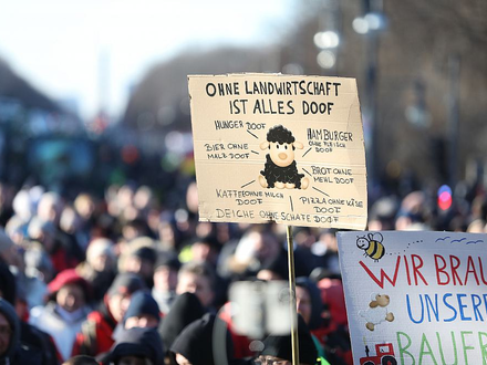 Bauernproteste am 08.01.2024 - Foto: über dts Nachrichtenagentur