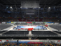 In der Düsseldorfer Merkur Spiel-Arena findet das Eröffnungsspiel der Handball-EM. - Foto: Federico Gambarini/dpa