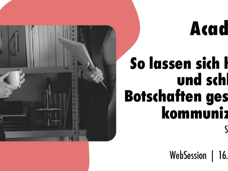 So lassen sich heikle und schlechte Botschaften geschickt kommunizieren / Ein Webinar in der Academy von news aktuell - Foto: presseportal.de