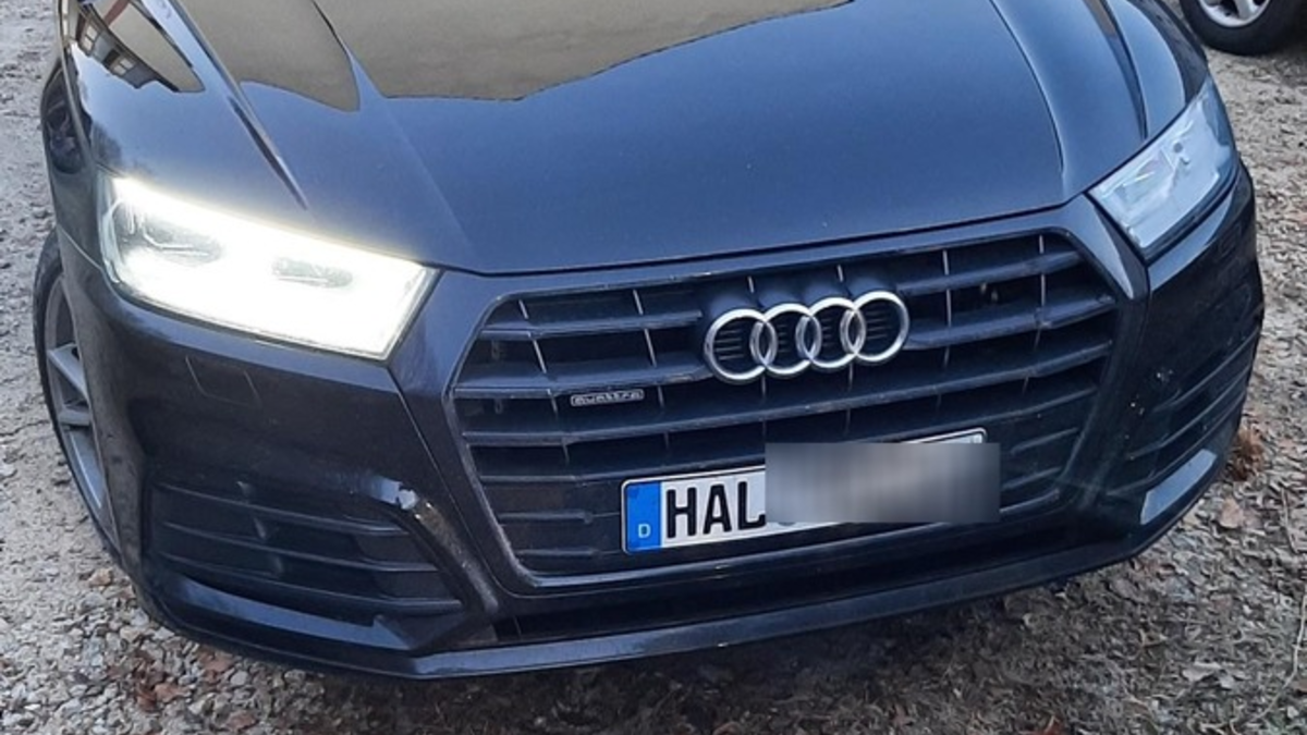 BPOLI LUD: In Halle (Saale) gestohlener Audi Q5 in Bad Muskau sichergestellt - Foto: presseportal.de