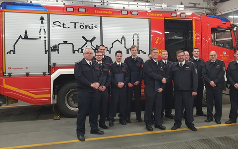 FW Tönisvorst: Löschzugversammlung des Löschzug St. Tönis der Feuerwehr Tönisvorst - Foto: presseportal.de
