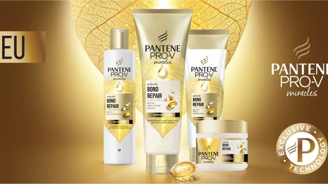 Das neue Level der Haarregeneration: Die Pantene Pro-V Molecular Bond Repair Pflegekollektion mit Pro-V Nutri-Perlen - Bild: presseportal.de