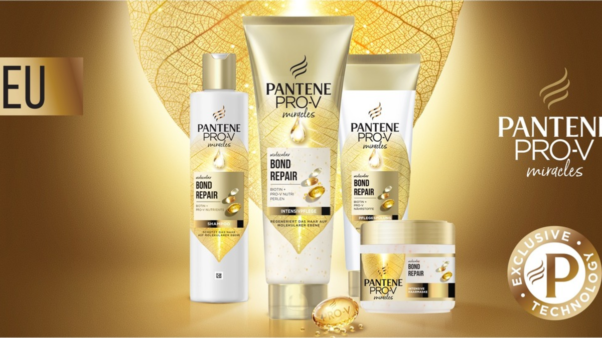 Das neue Level der Haarregeneration: Die Pantene Pro-V Molecular Bond Repair Pflegekollektion mit Pro-V Nutri-Perlen - Foto: presseportal.de