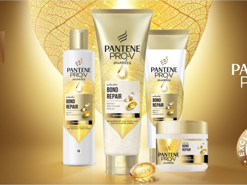 Das neue Level der Haarregeneration: Die Pantene Pro-V Molecular Bond Repair Pflegekollektion mit Pro-V Nutri-Perlen - Foto: presseportal.de