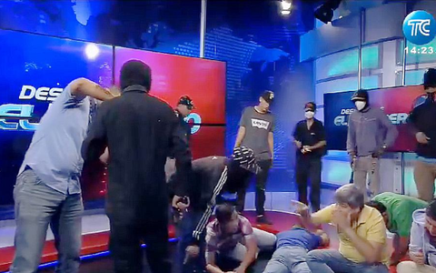 Fernsehbild des Senders TC Televisión am 09.01.2024 - Foto: über dts Nachrichtenagentur