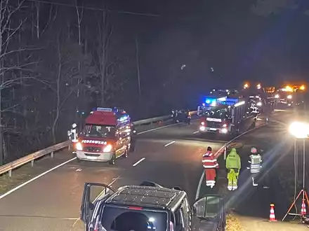 POL-PPWP: Zeitweilige Vollsperrung der B 48 nach Verkehrsunfall - Foto: presseportal.de