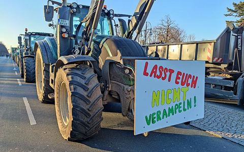 Bauernproteste am 08.01.2024 - Foto: über dts Nachrichtenagentur