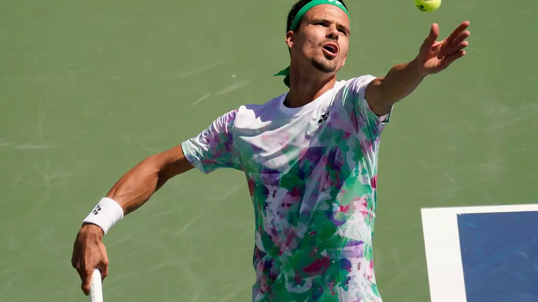 Steht beim ATP-Turnier in Auckland im Viertelfinale: Daniel Altmaier. - Bild: Eduardo Munoz Alvarez/AP/dpa