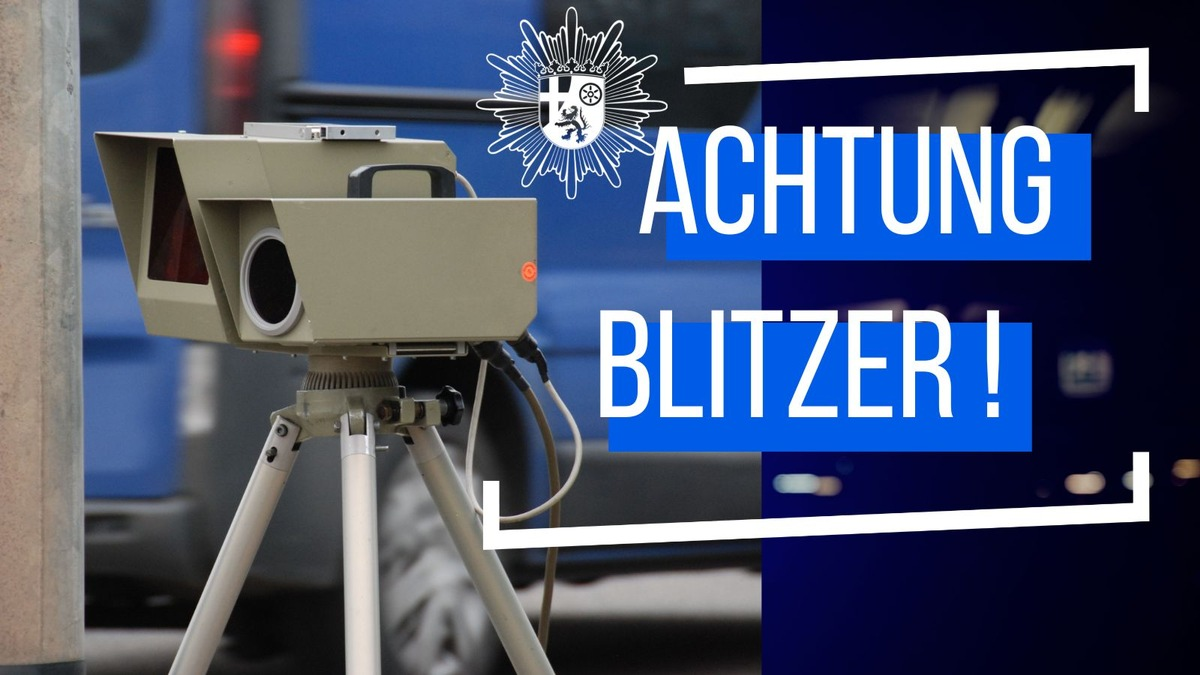 POL-PPTR: Die angekündigten Geschwindigkeitsmessungen im Bereich des Polizeipräsidiums Trier in der 5. Kalenderwoche - Foto: presseportal.de