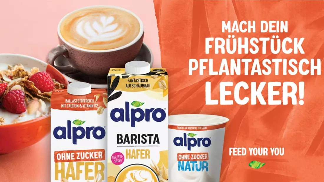 Flexitarische Frühstücksoffensive: Alpro zeigt zum Jahresauftakt, wie man pflanzlich UND abwechslungsreich in den Tag startet - Bild: presseportal.de