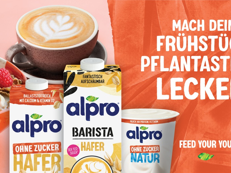Flexitarische Frühstücksoffensive: Alpro zeigt zum Jahresauftakt, wie man pflanzlich UND abwechslungsreich in den Tag startet - Foto: presseportal.de