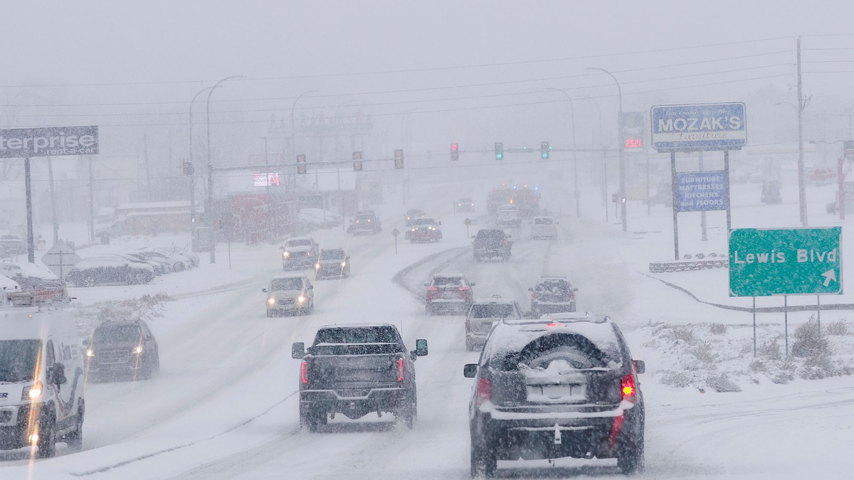 Schneefall im US-Bundesstaat Iowa. - Foto: Jerry Mennenga/ZUMA Press Wire/dpa