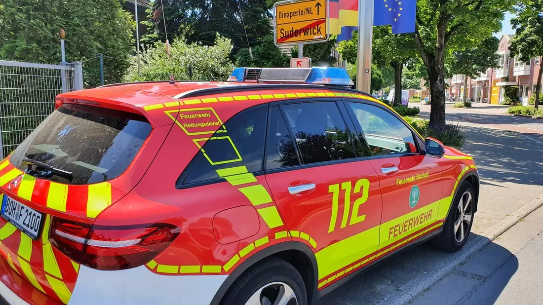 FW Bocholt: Feuerwehr Bocholt im Einsatz in Dinxperlo - Bild: presseportal.de
