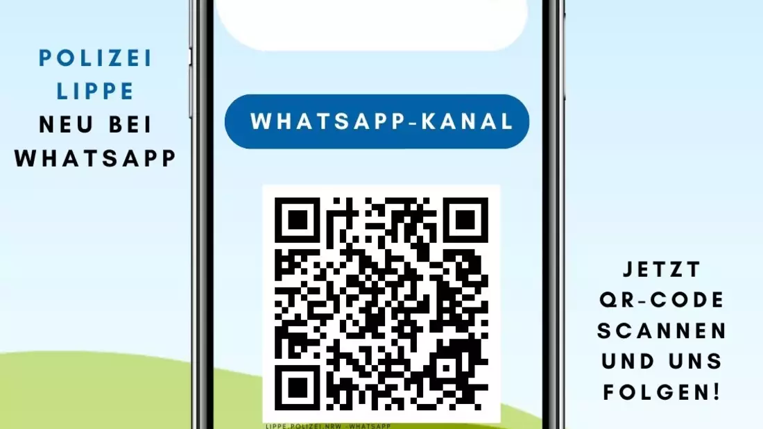 POL-LIP: Kreis Lippe. Polizei Lippe neu mit Broadcast-Kanal bei WhatsApp. - Bild: presseportal.de
