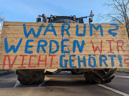 Bauernproteste am 08.01.2024 - Foto: über dts Nachrichtenagentur