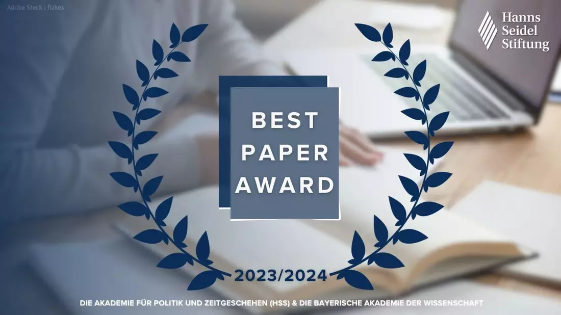 Gemeinsamer Best Paper Award der Akademie für Politik und Zeitgeschehen und der Bayerischen Akademie der Wissenschaften: Thinking, Doing and Using New Energies - Challenges, Approaches and Solutions - Bild: presseportal.de