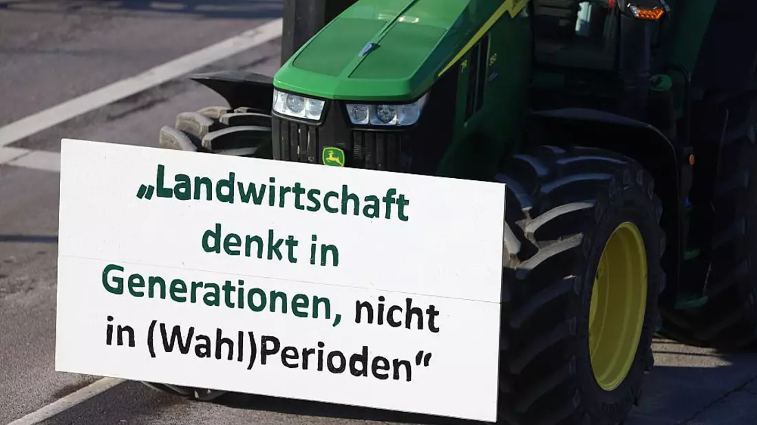 Bauernproteste am 08.01.2024 - Bild: über dts Nachrichtenagentur