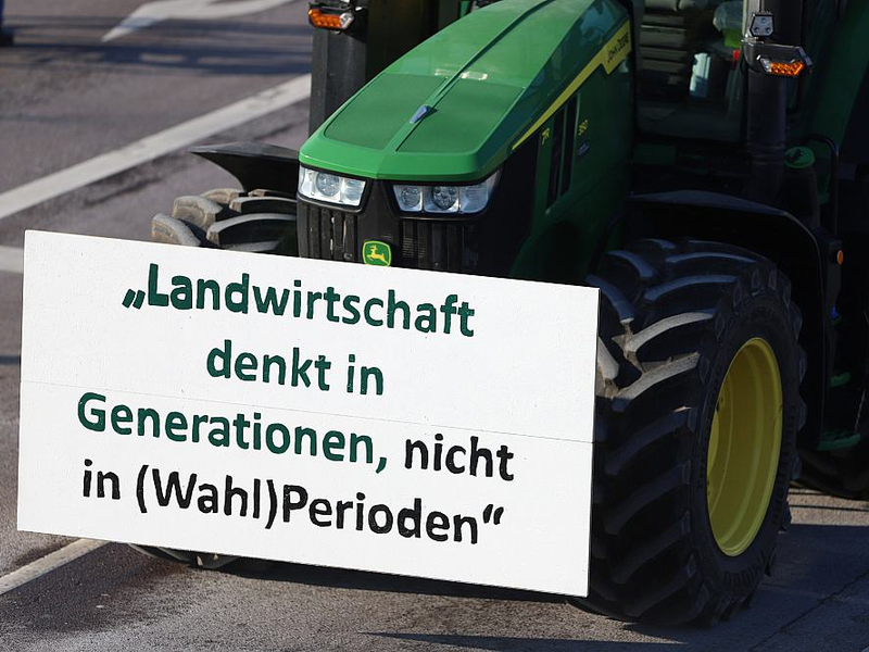 Bauernproteste am 08.01.2024 - Foto: über dts Nachrichtenagentur