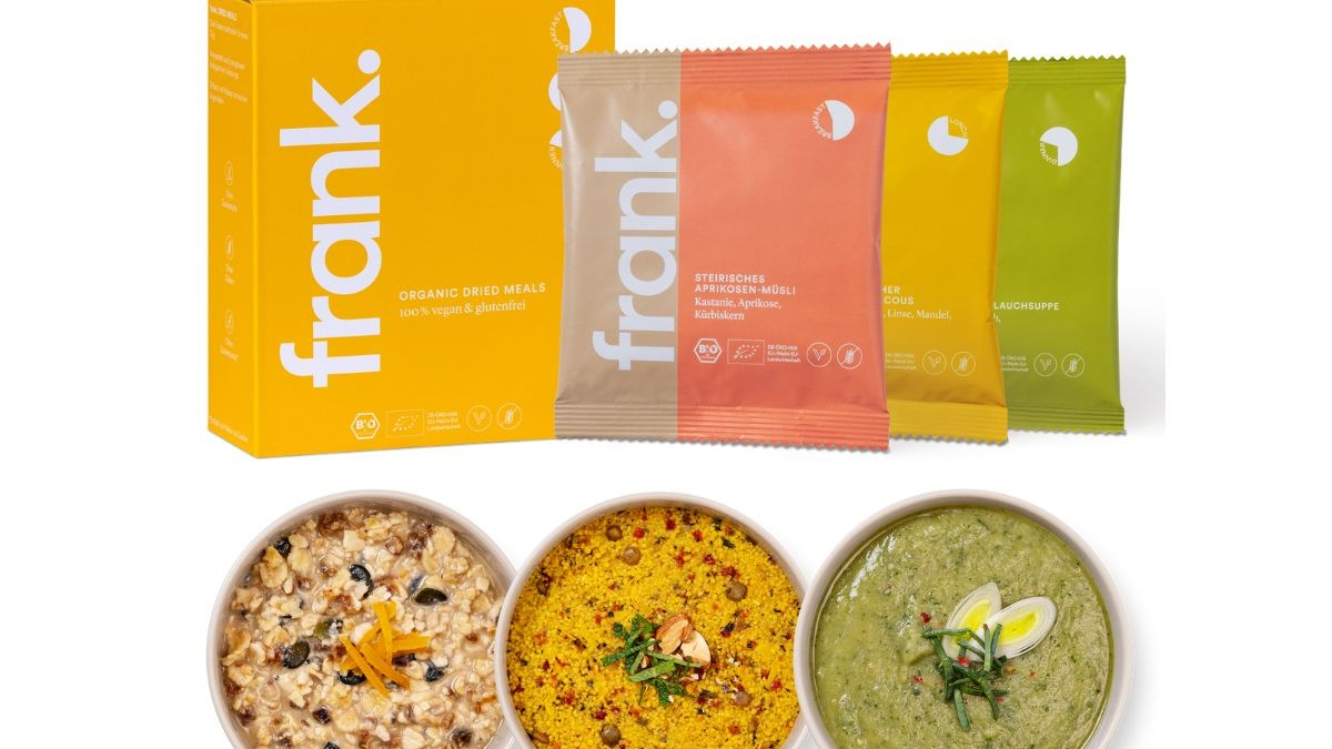 frank. - Revolutionäres Fasten mit bio-zertifizierten, veganen und glutenfreien Trockenmahlzeiten - Foto: presseportal.de