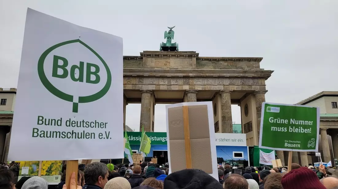 Resolution der deutschen Baumschulen zur Agrardieselrückerstattung - verabschiedet auf der Wintertagung 2024 in Goslar - Bild: presseportal.de