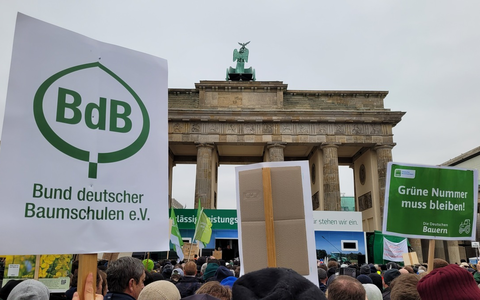 Resolution der deutschen Baumschulen zur Agrardieselrückerstattung - verabschiedet auf der Wintertagung 2024 in Goslar - Foto: presseportal.de