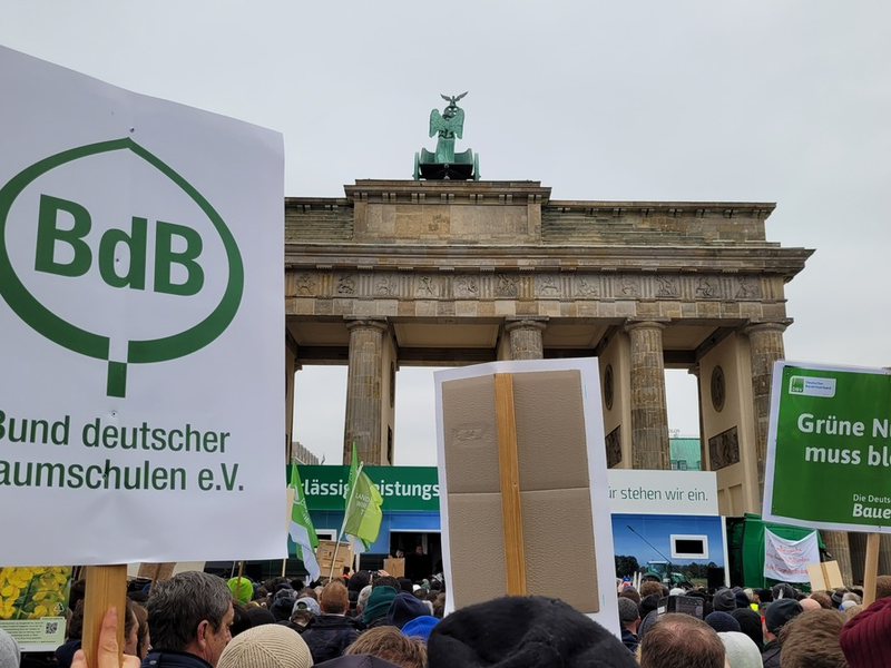Resolution der deutschen Baumschulen zur Agrardieselrückerstattung - verabschiedet auf der Wintertagung 2024 in Goslar - Foto: presseportal.de