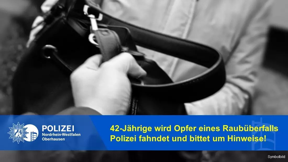 POL-OB: 42-Jährige wird Opfer eines Raubüberfalls - Polizei fahndet und bittet um Hinweise! - Bild: presseportal.de