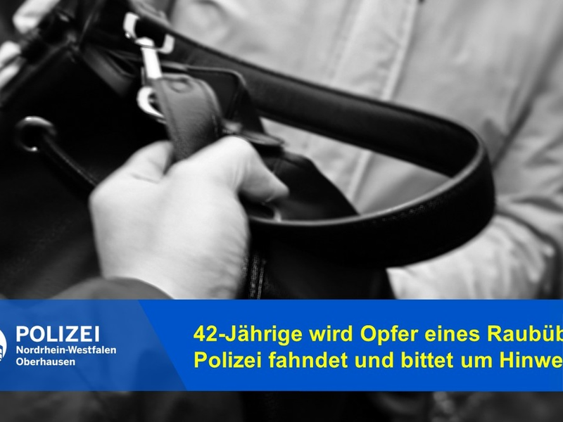 POL-OB: 42-Jährige wird Opfer eines Raubüberfalls - Polizei fahndet und bittet um Hinweise! - Foto: presseportal.de
